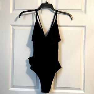 Cupshe black one piece swimsuit